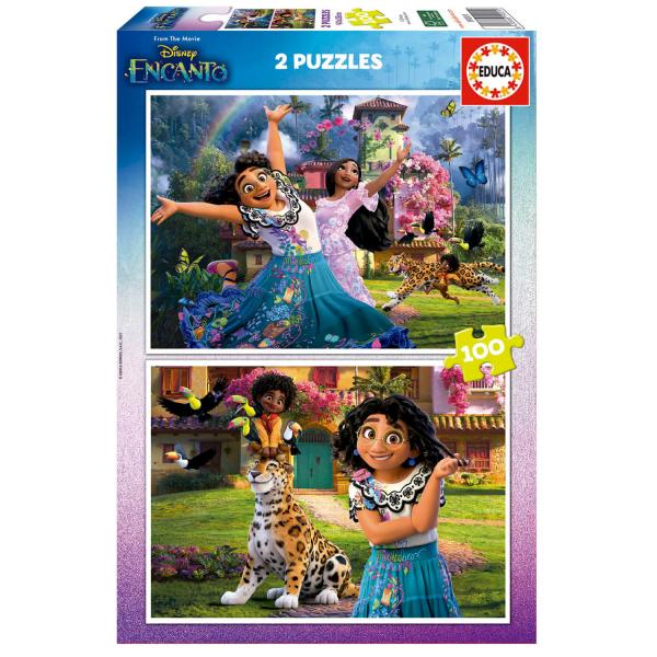  Puzzles 2 x 100 pieces: - Educa-19201