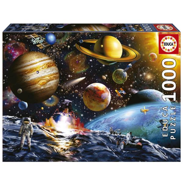 1000 piece puzzle: Asteroid Mission - Educa-19918