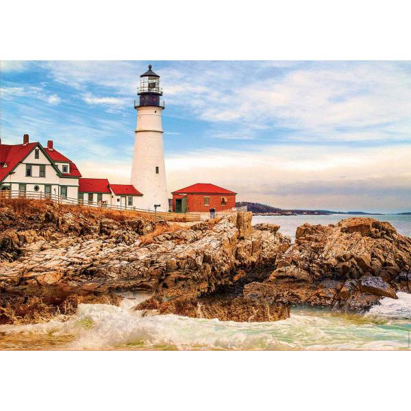 1500 pieces puzzle: Lighthouse and Rock - Educa-17978