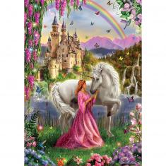 500 pieces puzzle: Fairy and Unicorn
