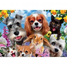 Puzzle de 200 piezas: Selfie de animales