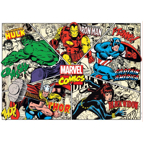 Puzzle 1000 pièces Marvel comics Educa Rue des Puzzles