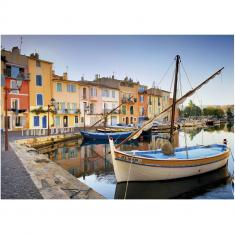 Puzzle 1000 piezas: El puerto de Martigues, Provenza