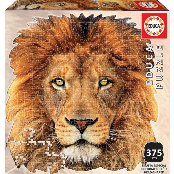 Puzzle de 375 piezas: cabeza de león - Educa-18653