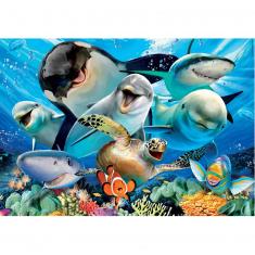 100 piece puzzle: Selfie Underwater