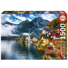 Puzzle 1500 pièces : Hallstadt, Autriche 
