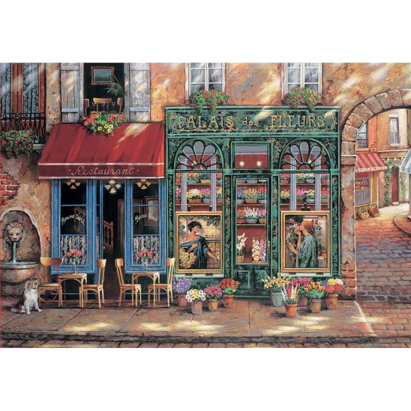 1500 pieces puzzle: Palace of Flowers - Educa-18004