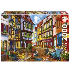 2000-teiliges Puzzle: Strahlende Straße