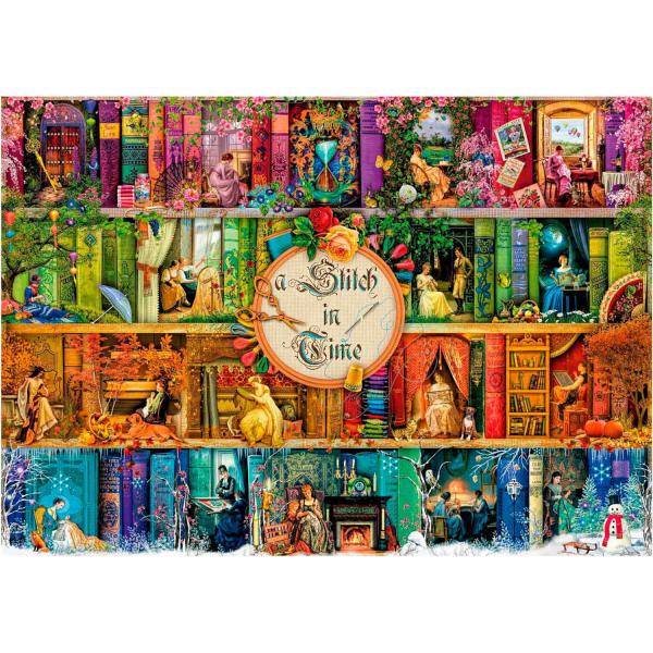 3000 piece puzzle : A Stitch In Time   - Educa-19946