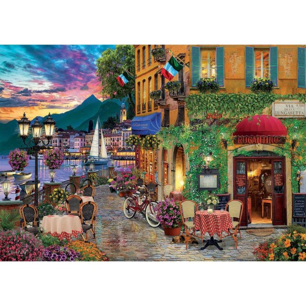 2000 pieces puzzle: Italian charm - Educa-18009