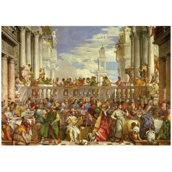 4000 piece puzzle: The Wedding at Cana, Paolo Veronese - Educa-19949