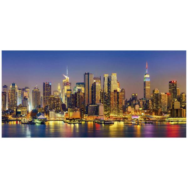 3000 piece panoramic puzzle: New York Skyline Panorama - Educa-19948