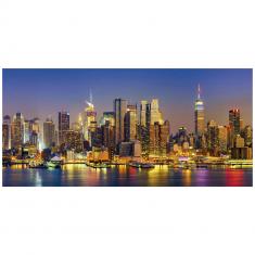 3000-teiliges Panorama-Puzzle: New York Skyline Panorama