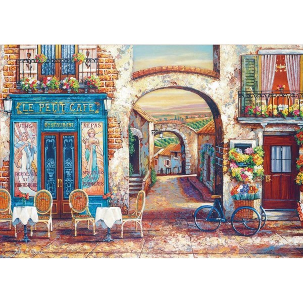 4000 pieces puzzle: The little cafe - Educa-18014