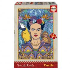 Puzzle 1500 pièces : Frida Kahlo 