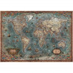 Puzzle 8000 pièces : Mappemonde historique