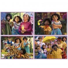 Multi 4 puzzles de 50 a 150 piezas: Encanto