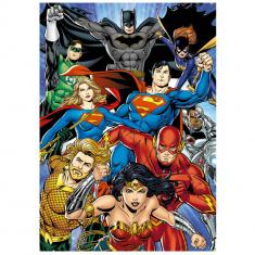 Puzzle de 1000 piezas: Liga de la Justicia de DC Comics