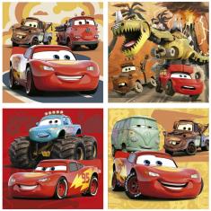 Progressive puzzles 12 to 25 pieces: Cars