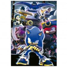 300 pieces Neon puzzle: Sonic