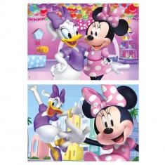 Puzzle 2 x 50 pièces : Minnie