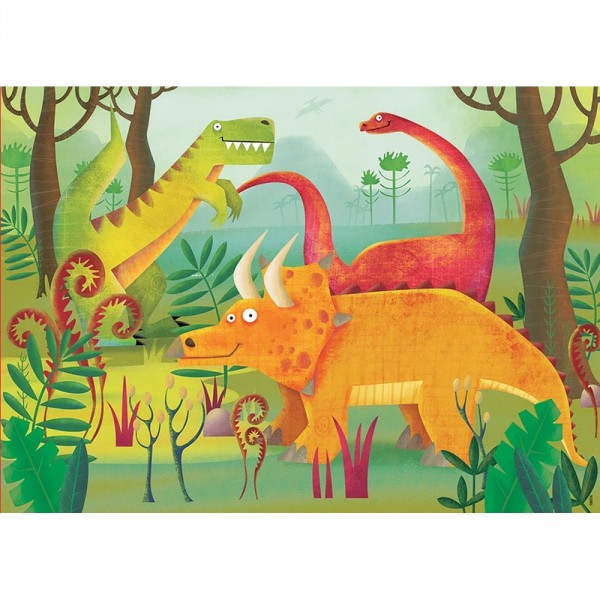Puzzle 48 pièces : Dinosaures - Educa-18076