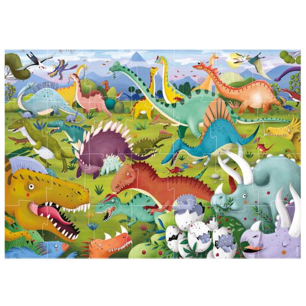 Puzzle de 28 piezas: Dinosaurio - Educa-19954