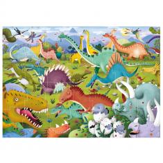 Puzzle de 28 piezas: Dinosaurios