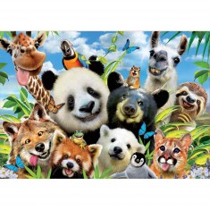 1000 pieces puzzle: Animal Selfie