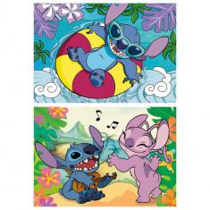 Puzzle 2 x 100 pièces : Disney