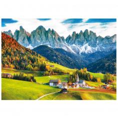 Puzzle 2000 Teile: Herbst in den Dolomiten