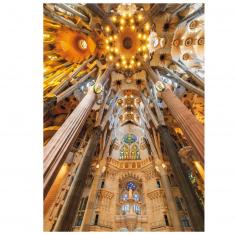 Puzzle 1000 piezas: Interior de la Sagrada Familia