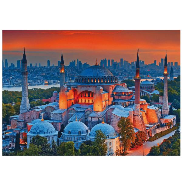 1000 piece puzzle: Blue Mosque, Istanbul - Educa-19612