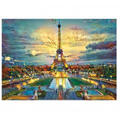 Puzzlr Eiffel Tower, Paris Discovery 3D Jigsaw Puzzle 10080 500pc 24x18