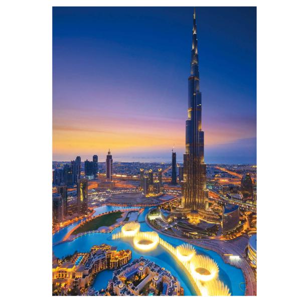 Puzzle de 1000 piezas: Burj Khalifa, Emiratos Árabes Unidos - Educa-19642