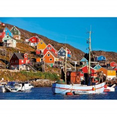 1000 pieces puzzle: Nordic houses