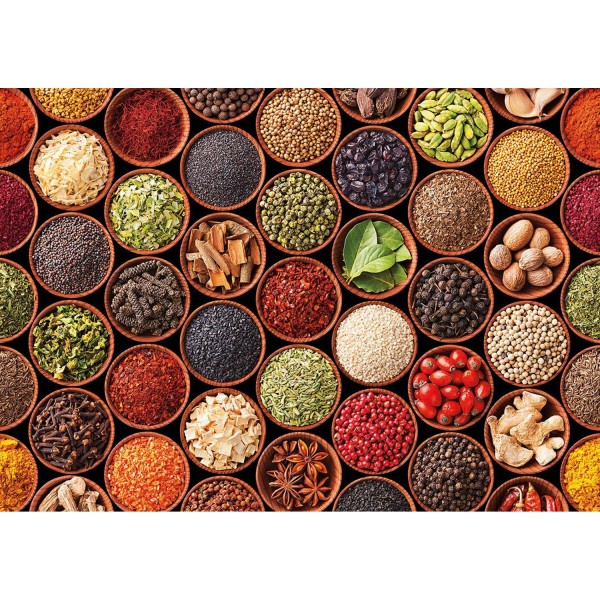 1500 pieces puzzle: Spices and condiments - Educa-17666