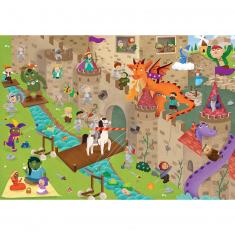 50 piece jigsaw puzzle: Jigsaw puzzle: Castle