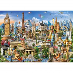 2000 pieces puzzle: Symbols of Europe