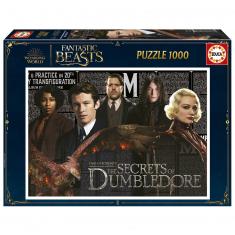 Puzzle 1000 pièces : Les Animaux Fantastiques : Le secret de Dumbledore