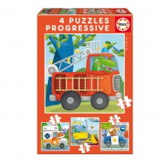 4 Puzzle progresivos: patrulla de rescate