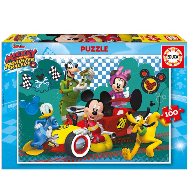 Puzzle 100 pièces : Mickey et ses amis Top Départ - Educa-17240