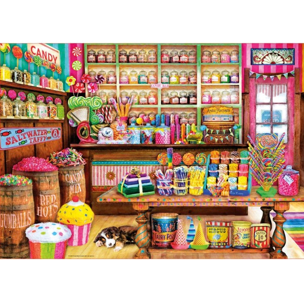 1000 pieces puzzle: candy store - Educa-17104