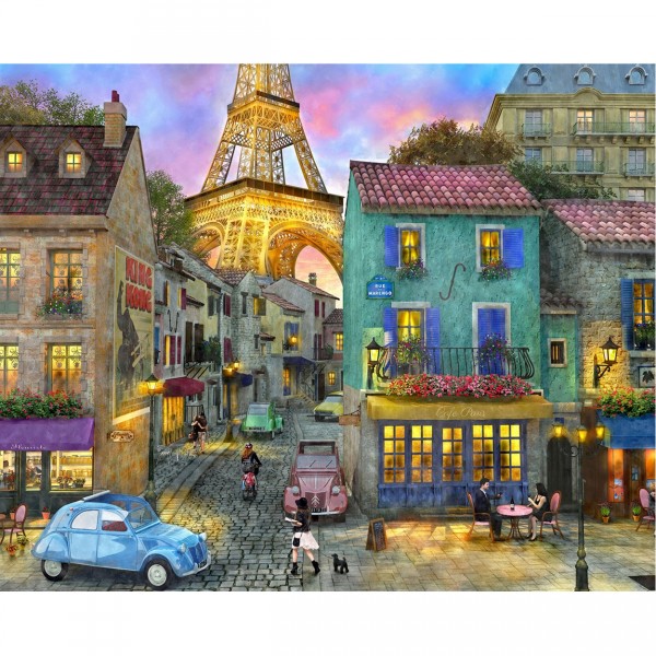 Puzzle de 1500 pièces : Rues de Paris - Educa-17122