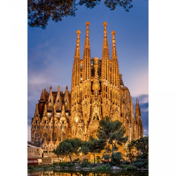 1000 pieces puzzle: Sagrada Familia - Educa-17097