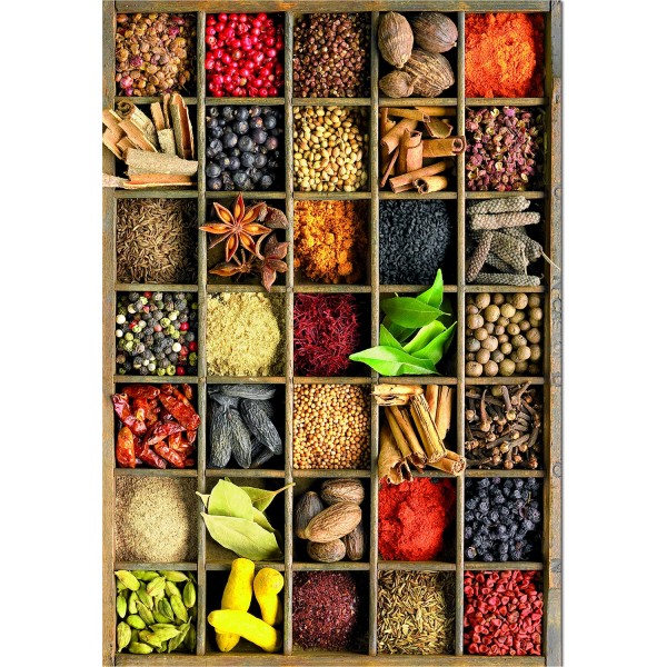1000 pieces puzzle: Spices - Educa-15524
