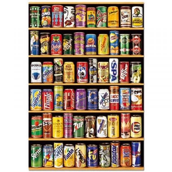 1500 pieces Jigsaw Puzzle - Cans - Educa-14446