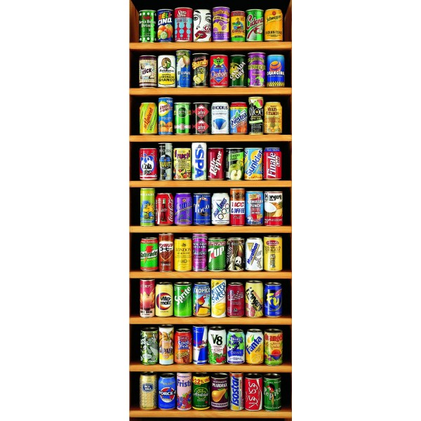 2000 pieces Jigsaw Puzzle - Vertical - Cans - Educa-11053