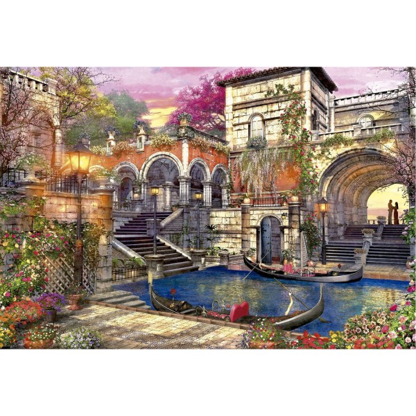 3000 pieces puzzle: Romance in Venice - Educa-16320