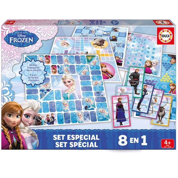 8 jeux en 1 La Reine des neiges (Frozen) - Educa-16386